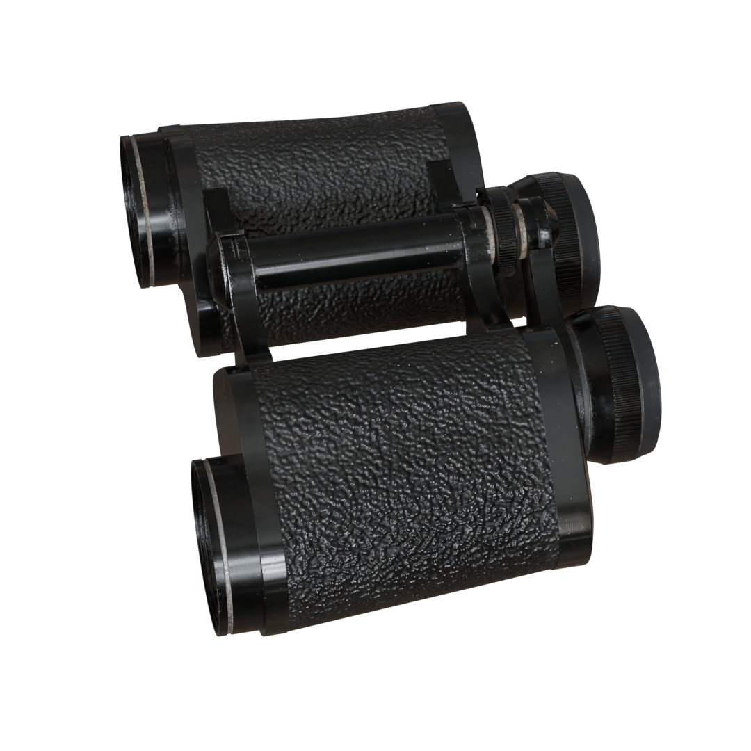 Beauty render of the binoculars