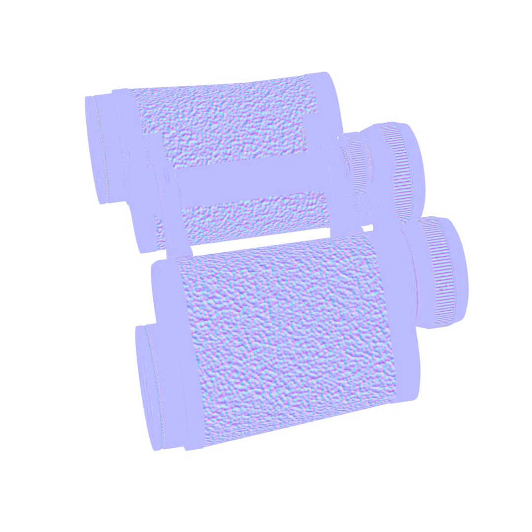 Normal render of the binoculars
